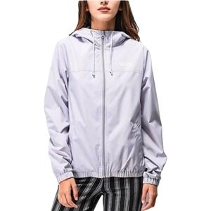 Vans Hooded Windbreaker Jacket  Women's Size M Lavender Full Zip Lightweight
